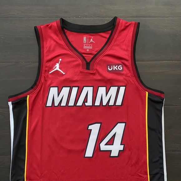 Miami Heat #14 Tyler Herro Red Jersey - Picture 2 of 8